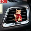 Lindo Clip de Perfume para Ventilación de Coche de Gato Gatito Acrílico Decoración de Coche Accesorio de Interior Adorno de Fragancia
