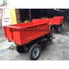 Construção de solo puxar areia pedra diesel pequeno de três rodas fazenda doméstica puxar fertilizante auto-descarga triciclo carga carga caminhão