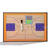 Prancheta tática dobrável para futebol e basquete com 80% de desconto, ideal para treinadores, com caneta magnética e para treinamento em jogos.