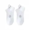 Calcetines Deportivos Profesionales de Algodón Peinado para Hombre, Verano, Malla Fina, Transpirables, Absorbentes del Sudor, Anti-Olor, Calcetines Cortos con Protección en el Tobillo, Cómodos para Correr