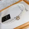 Cadena de Cintura con Pedrería y Perlas Estilo Coreano para Mujer Decoración de Vestido de Moda Cinturilla Elástica Floral para Mujer