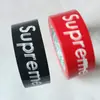 Cinta de Empaque de Marca Supreme Grande Ancha Moderna Cintas Adhesivas para Sellado de Cajas SUP Rojo Negro Decoración Personalizada