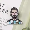 Cristiano Ronaldo, Neymar, Messi, escudo de fútbol de Portugal, broche de Copa del Mundo, colgante para bolso, decoración de estrella de fútbol