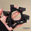 Elástico de Cabelo Plissado com Laço de Tela para Mulheres 2026 Novo Estilo Faixa de Cabelo para Coque Corda de Cabelo para Rabo de Cavalo Acessório de Cabelo