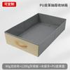 Caja de almacenamiento de escritorio plegable de tela madera maciza pegatinas madera cajón estante de almacenamiento caja de almacenamiento cajón de tela no tejida