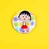 Insignia de Flor de Margarita Japonesa y Coreana de Moda Estudiante Quan Zhilong Dibujo Animado Medalla Insignia Fresca de Tendencia Tarjeta Colgante Decorativo para Mochila Escolar