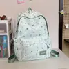 Nueva Mochila de Moda Tendencia Genial Estudiante Estrella para Niñas 6º Grado Secundaria Preparatoria Viajes Diarios Versátil Doble Correa
