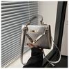 Nova Bolsa Mori 2024 Moda Feminina Texturizada Portátil Bolsa Kelly Bolsa de Ombro Transversal Bolsa de Trabalho Popular Deste Ano