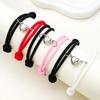Presente de Pulseira de Casal para o Dia dos Namorados Corda de Mão Tecida à Mão Pulseira Magnética de Amor para Homens e Mulheres Amizade Corda Vermelha Transfronteiriça