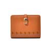 Dongxin Estilo Coreano Color Sólido Billetera Simple Monedero para Estudiantes de PU para Mujer Gran Capacidad Billetera Clutch para Mujer