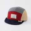 Chapéu infantil listrado estilo coreano, chapéu infantil moderno e versátil, novo modelo primavera e outono, boné simples e artístico