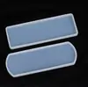 Materiales para manualidades DIY pegamento de cristal AB para hacer letreros de estacionamiento personalizados, moldes de silicona cuadrados y ovalados para exhibición