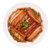 Barriga de Porco com Vegetais Preservados 500g Embalado em Tigela Porco Braisado Porco Dongpo Prato Lateral Pronto para Comer Lanche de Barriga de Porco Braisada
