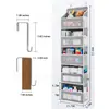 Bolsa de almacenamiento colgante de cinco capas mejorada para puerta de Amazon, gran capacidad, para el hogar y el dormitorio, organizador colgante