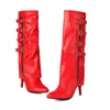 24 Botas de Caballero Nuevas Británicas de Punta Alta con Hebilla de Cuero Botas de Pantalón Botas de Tacón de Aguja Tallas Grandes 40-46 Botas de Comercio Exterior
