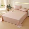 Nueva sábana de algodón de una sola pieza, moderna y sencilla, individual, doble, para dormitorio, de sarga de color liso, de algodón puro, producto individual, venta al por mayor