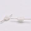Interruptor de Botão 8 * 12 Interruptor de Chave para Lanterna Pé Plano Branco Interruptor Autotravante 2 Pés Interruptor Branco para Brinquedo
