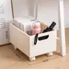 Prateleira de armazenamento sob a mesa para dormitório estudantil, caixa de armazenamento de livros para mesa, novo modelo para estudantes universitários do primeiro ano, caixa organizadora de livros móvel