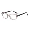 Armazón de Gafas Ultraligero 53 Armazón Ojo de Gato para Mujer, Hace que el Rostro Parezca Más Pequeño, Estilo Coreano, Ambiente Perezoso y Suave, Gafas Lisas 6655