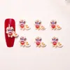 Estilo Ano Novo Estilo Chinês Cabeça de Leão Acessórios para Unhas Resina Peças Pequenas Brincos DIY Desenho Animado Festivo Decorações para Unhas