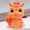 Decoração de Ano Novo Estilo Chinês Fofo Pequeno Fuma Ano do Cavalo do Zodíaco Festival da Primavera Mascote Enfeites de Mesa Criativos Presentes de Reunião Anual