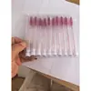 Tubo transfronteiriço com subescova de cílios de diamante haste de cristal pente de cílios espiral escova de sobrancelha escova de curvar cílios portátil