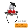 10000 Festival Sagrado Festival de los Fantasmas Fiesta de Disfraces Accesorios de Performance Aro de Cabeza de Calabaza Sombrero de Bruja Murciélago Araña Calavera Aro para el Cabello