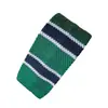 Gravata Tricô Casual Listrada Masculina Atacado, Gravata de Pescoço Estreita Slim Fashion, Gravata Tricô Plano Slim Masculina
