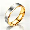Anillo liso de acero inoxidable simple y elegante para mujer, anillo de pareja de nicho moderno y elegante estilo coreano, joyería transfronteriza