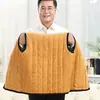Chaleco de Talla Grande para Hombre para Personas de Mediana Edad y Mayores, Estilo Nuevo con Borrego, Chaleco Cálido para Abuelo, Chaleco de Algodón para Hombres de Mediana Edad, Atuendo para Papá