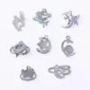 Colgante Dulce Fresco Luna Estrella Alrededor de Planeta Joyería Hecha a Mano DIY Pulsera Collar Pendientes Material Accesorios