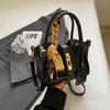Bolso de Mano Vintage Maillard de Alta Calidad para Mujer de Comercio Exterior Transfronterizo, Bolso Cubo Versátil de Moda, Bolso de Hombro Estilo Coreano