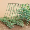 Hastes de Suporte para Plantas Revestidas de Plástico para Construção de Estruturas de Treliça, Tubos de Aço para Vegetais para Plantas Trepadeiras, Feijões, Tomates, Pepinos, Extra Grandes