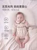 Roupas de bebê, roupas de casa de outono, macacões Classe A, macacão de algodão puro sem costura para recém-nascidos, roupas de outono infantis