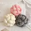 Almohada Tejida con Nudos en Forma de Bola Spandex Decoración para Sala de Estar Sofá Cojín Venta Caliente Transfronteriza Dropshipping