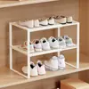 Zapatero ahorra espacio, herramienta mágica para guardar zapatos, estante divisor, zapatero, panel divisor incorporado, estante de almacenamiento en capas extensible
