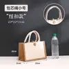 Bolsa de Lino Spot Logo Personalizado DIY Bolsa de Lino y Yute Hecha a Medida Sin Estampar Mismo Estilo Bolsa de Lino Publicitaria
