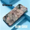 Funda de teléfono TK popular, elegante y minimalista con patrón geométrico, bloques de color, capas, para iPhone 18 Pro, cobertura total y aberturas grandes