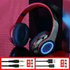 Fone de Ouvido Bluetooth Luminous Sem Fio Headset Bluetooth 5.0 Cartão Dobrável Subwoofer B39