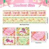 Zc025 Bandera de Mesa para el Día de la Madre Mantel Mantel Individual Set Decoración Floral Mesa de Comedor Sala de Estar Fiesta Temática Festiva