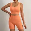 Roupa íntima esportiva feminina à prova de choque anti-flacidez Running Gather Yoga Vest Sem anel de aço Beauty Back Fitness Bra Set