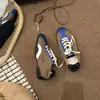 Zapatillas de Entrenamiento Alemanas Retro de Color Bloque Desgastado Otoño 2026, Suela Suave, Cómodas, Con Cordones, Estilo Ballet, Zapatillas de Moda para Mujer