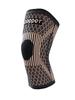 Rodilleras Deportivas de Iones de Cobre Tejidas con Fibra de Cobre Mangas de Compresión para Piernas Baloncesto Ciclismo Fitness Pantorrilleras de Cobre por Encima de la Rodilla