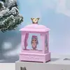 Lámpara de Viento de Cristal Creativa para Pareja Caja de Música Decoración de Escritorio para Habitación de Niña Lámpara de Estrella para Regalo de Cumpleaños de Novia
