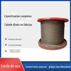 Cabo de aço de múltiplas pernas guindaste torre anti-rotação núcleo de cânhamo cabo de aço 18*7 + FC-24 cabo de aço com núcleo de cânhamo para guindaste