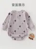 Ropa para Bebé Anyang Ropa para Recién Nacido Romper de Algodón Puro Clase A para Bebé con Cuello Sin Costuras Lindo Traje de Una Pieza para Gatear
