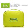 Versión coreana 2017 de suministros de almacenamiento de viaje impermeables que se pueden colgar en la bolsa de lavado con letras, bolsa de cosméticos, suministro de fábrica