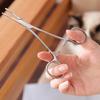 Pinzas depiladoras de acero inoxidable codo recto Pinzas para orejas de perro pinzas para detener sangrado de cola de gato pinzas