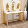 Mesa de Altar Doméstica para Guanyin e o Deus da Riqueza, Mesa de Oferendas Simples Estilo Novo Chinês, Mesa de Incenso, Mesa de Adoração