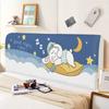 Nueva Funda de Mesita de Noche para Niños Bolsa Suave Estilo Princesa Cubierta Trasera de Cama Artefacto Feo Funda Protectora Elástica para Mesita de Noche